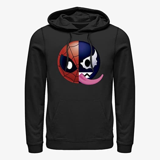 Sweat-shirt Merch Marvel Spider-Man Classic - Venoman Emoji Unisex Hoodie Black