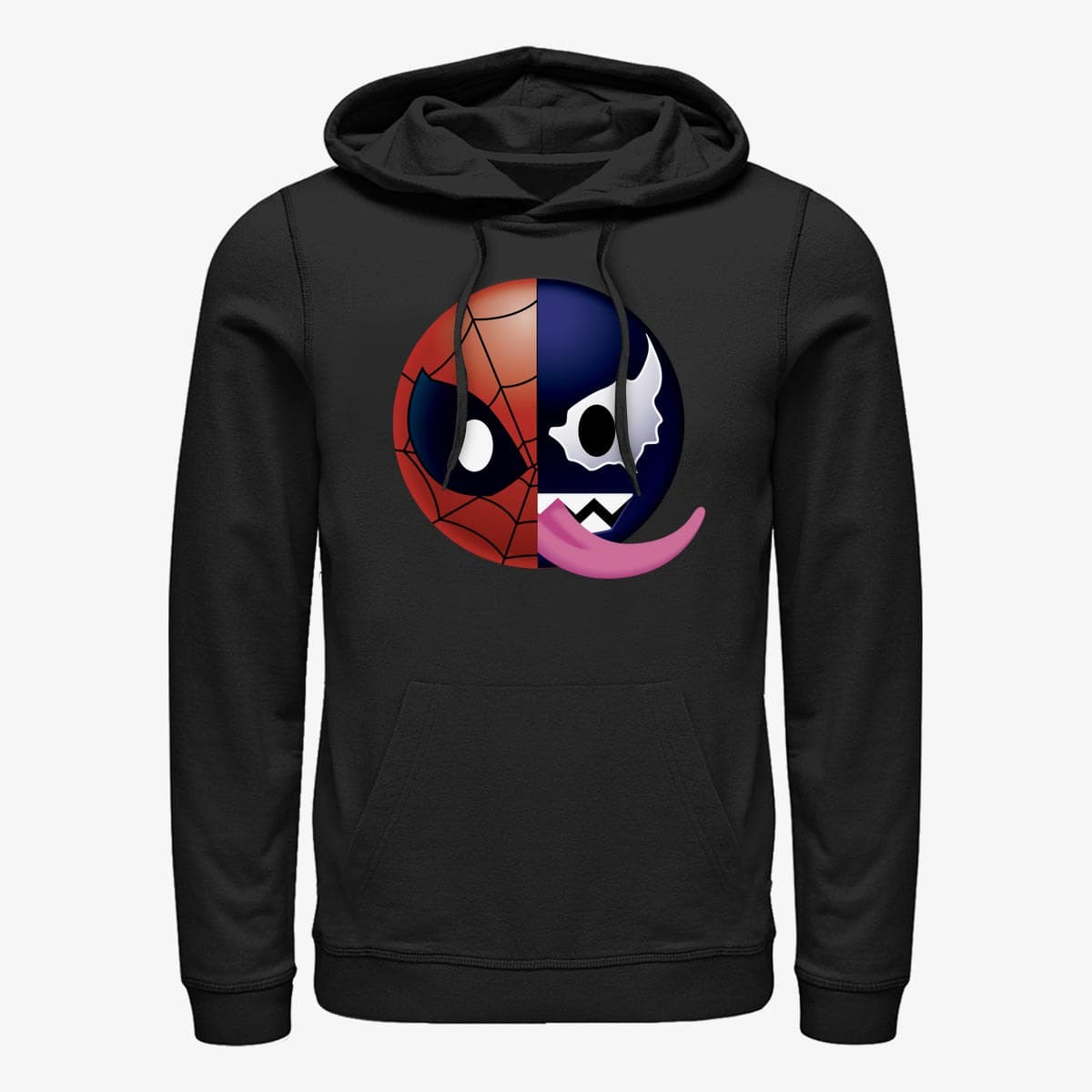 Φούτερ Merch Marvel Spider-Man Classic - Venoman Emoji Unisex Hoodie Black