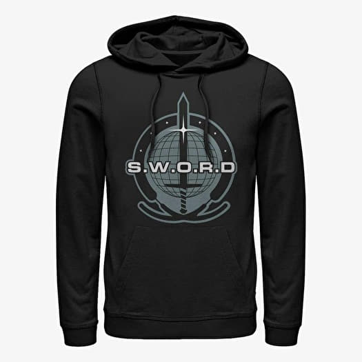 Sweat-shirt Merch Marvel WandaVision - Simple Logo Unisex Hoodie Black
