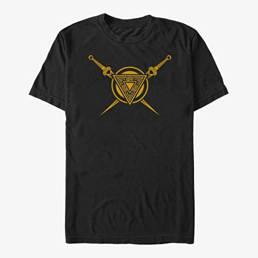 Majica Merch Marvel Thor: Love and Thunder - Asgard Shield Unisex T-Shirt Black