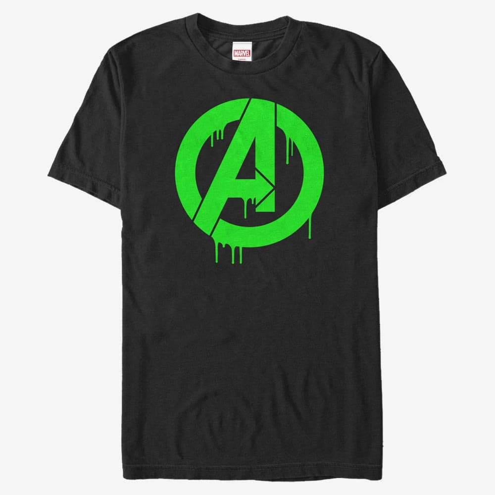 Μπλουζάκια Merch Marvel Avengers Classic - Oozing Avengers Unisex T-Shirt Black