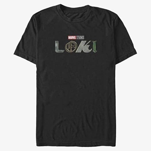 T-shirt Merch Marvel Loki - Loki Logo Unisex T-Shirt Black