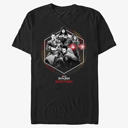 T-paita Merch Marvel Doctor Strange in the Multiverse of Madness - Group Together Unisex T-Shirt Black