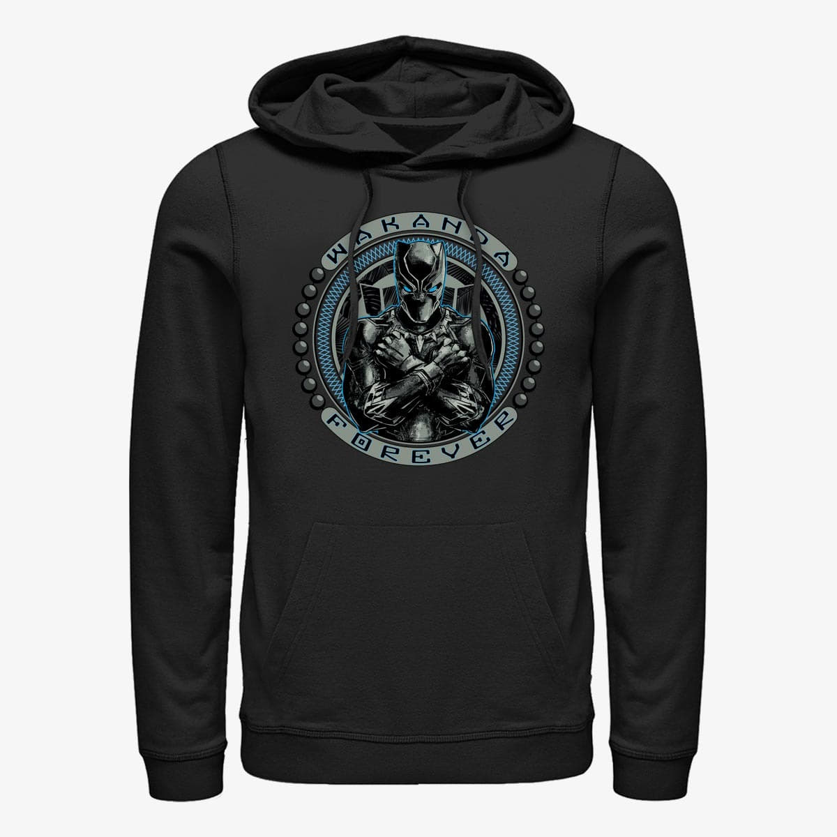 Puloverji   Merch Marvel Avengers Classic - Wakanda Beads Unisex Hoodie Black