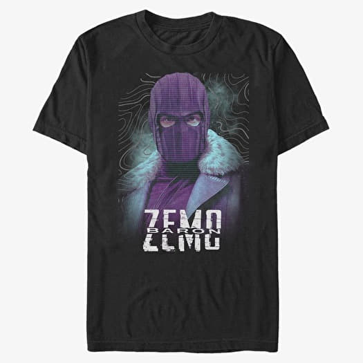 Μπλουζάκι Merch Marvel The Falcon and the Winter Soldier - Zemo Purple Unisex T-Shirt Black