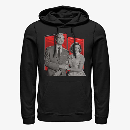 Sweat-shirt Merch Marvel WandaVision - RETRO POSES Unisex Hoodie Black