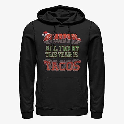 Mikina Merch Marvel Deadpool - Tacos This Year Unisex Hoodie Black