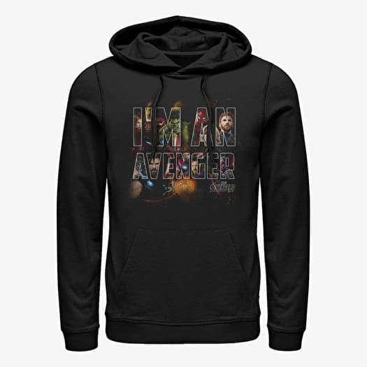 Merch Marvel Avengers: Infinity War - I Am An Avenger Unisex Hoodie Black