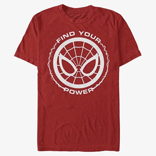 T-shirt Merch Marvel Spider-Man Classic - Spider Power Unisex T-Shirt Red
