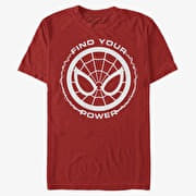 Merch Marvel Spider-Man Classic - Spider Power Unisex T-Shirt Red