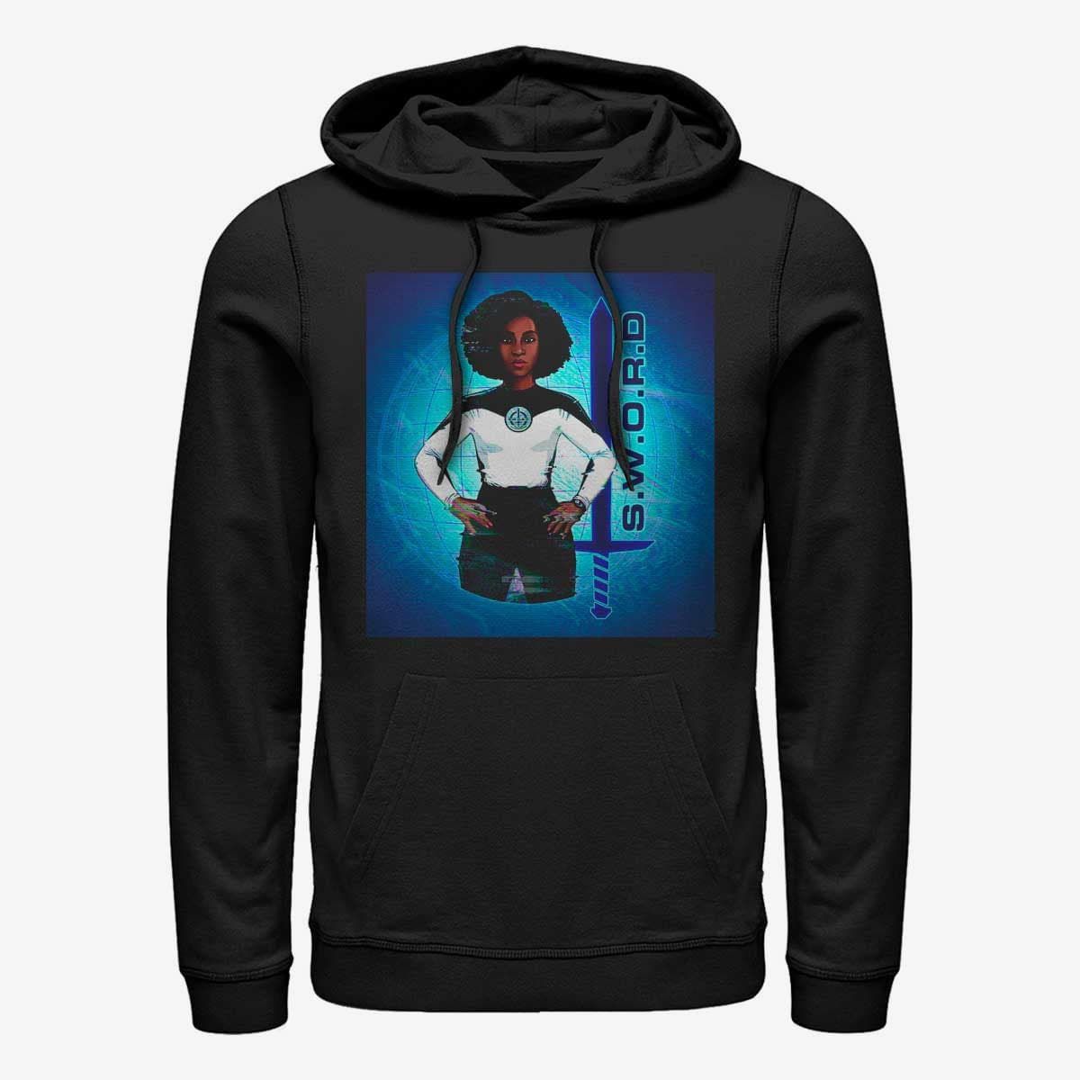 Hættetrøjer og sweatshirts Merch Marvel WandaVision - Sword Unisex Hoodie Black