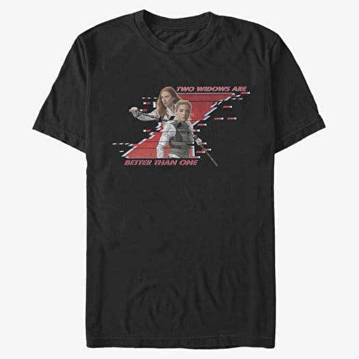 Tričko Merch Marvel Black Widow - Better Than One Unisex T-Shirt Black