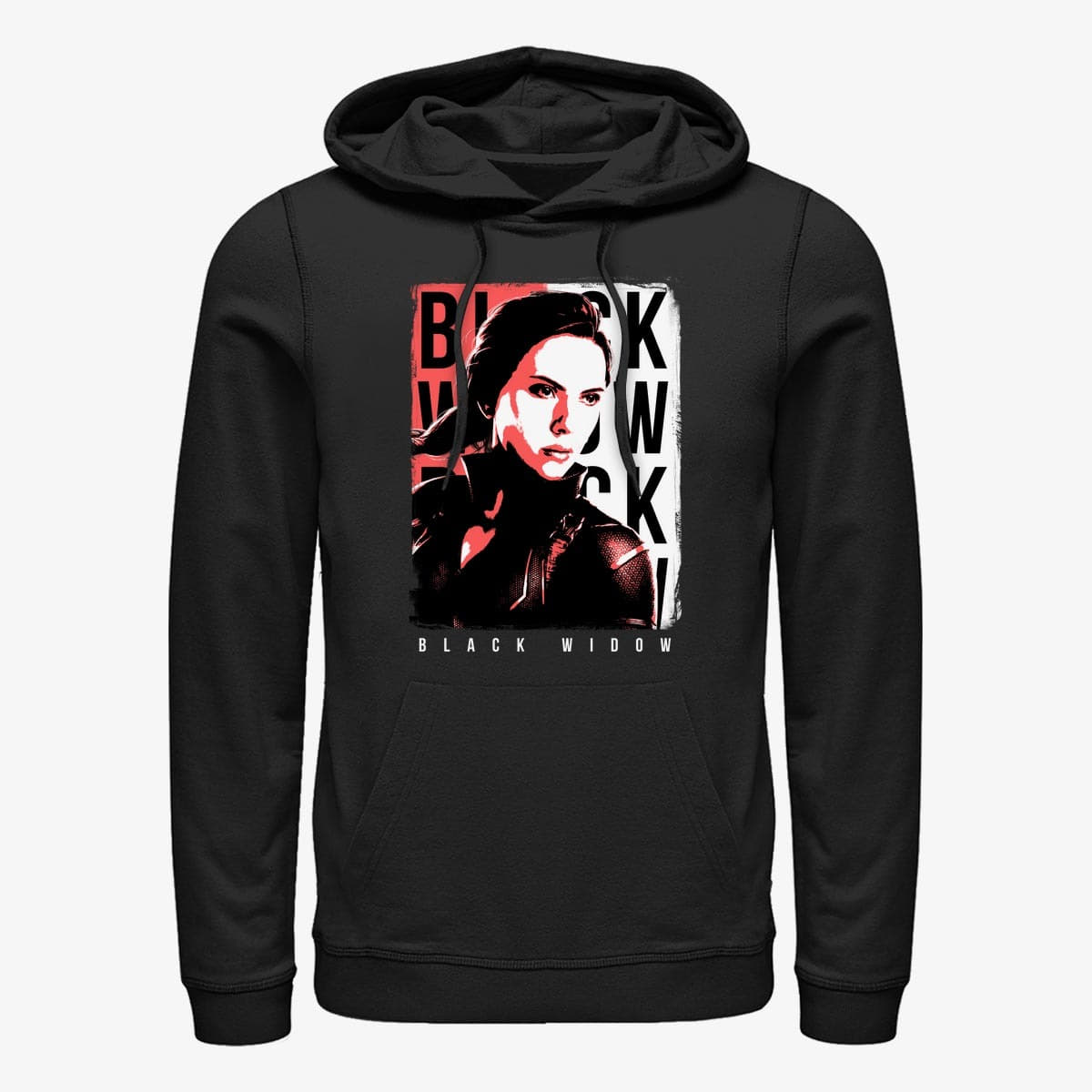 Sweatshirts Merch Marvel Black Widow: Movie - Widow Unisex Hoodie Black