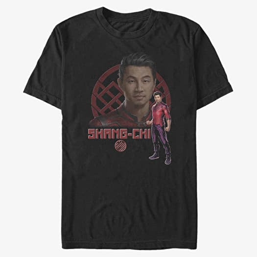 Tričko Merch Marvel Shang-Chi - Shang-Chi Hero Unisex T-Shirt Black