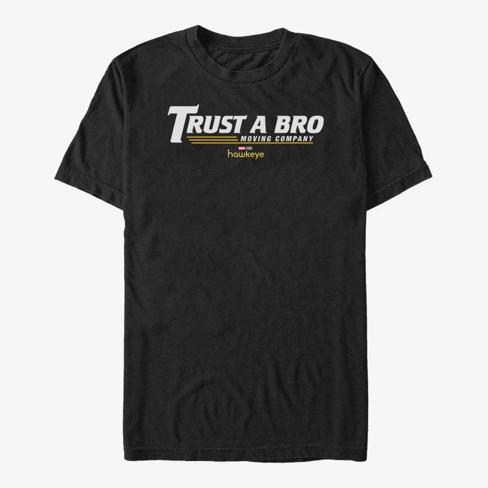 Футболки Merch Marvel Hawkeye - Trust A Bro Unisex T-Shirt Black