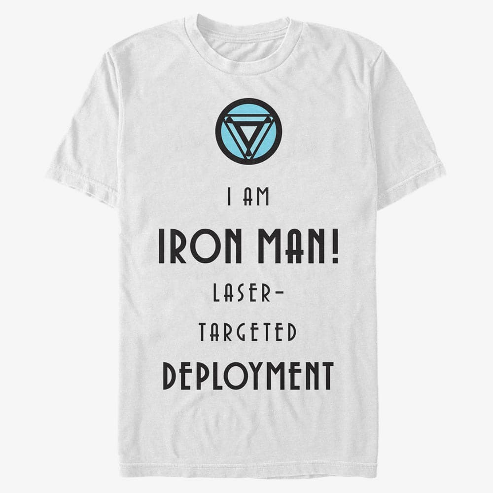 T-Shirts Merch Marvel Avengers Classic - Iron Deployment Unisex T-Shirt White