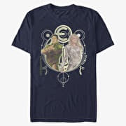 Merch Marvel: Eternals - GILGAMESH THENA DUO Unisex T-Shirt Navy Blue