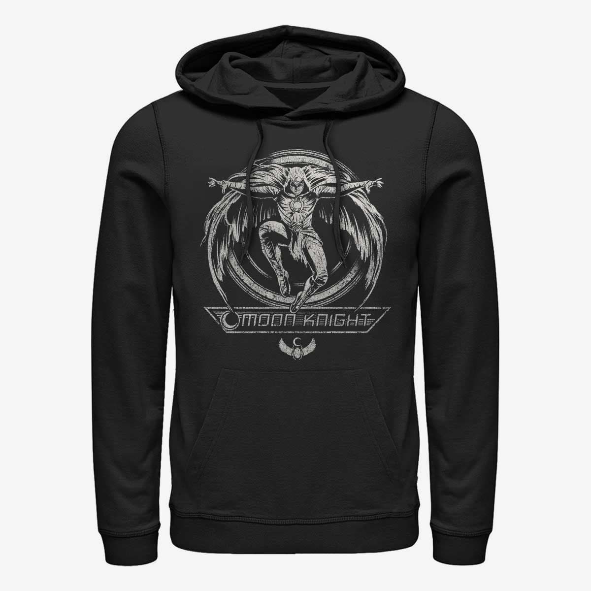 Hættetrøjer og sweatshirts Merch Marvel Moon Knight - Moon Man Unisex Hoodie Black