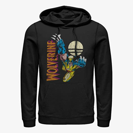 Sweatshirt Merch Marvel X-Men - WOLVERINE NIGHT Unisex Hoodie Black