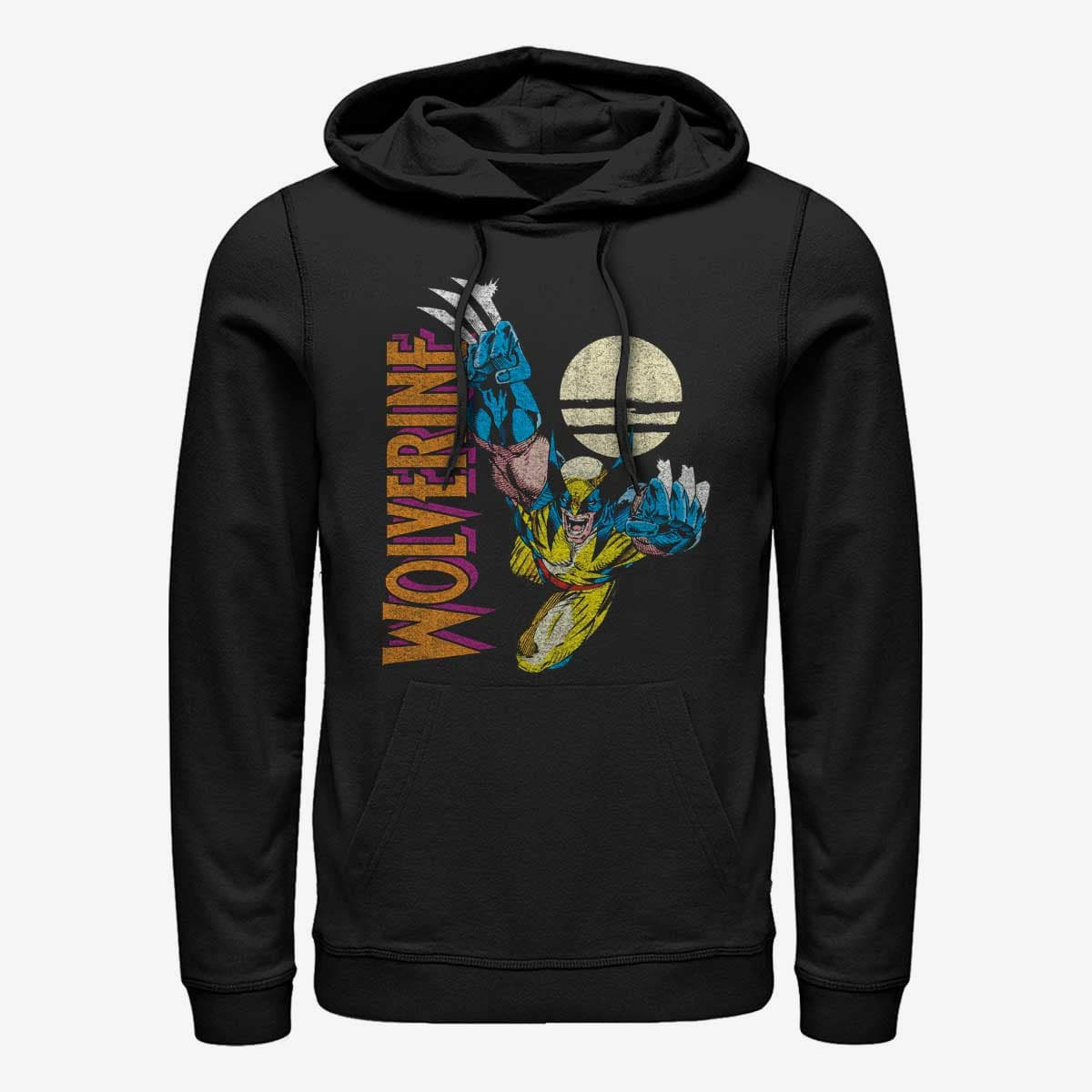 Mikiny Merch Marvel X-Men - WOLVERINE NIGHT Unisex Hoodie Black