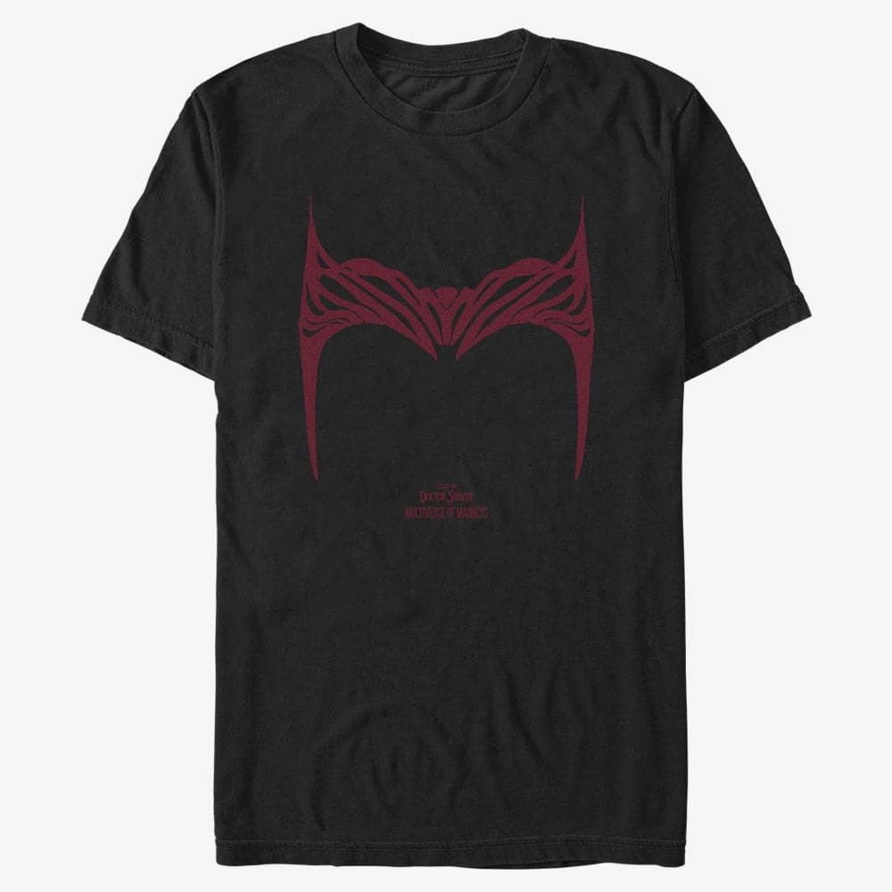 Tricouri Merch Marvel Doctor Strange in the Multiverse of Madness - Wanda Helm Unisex T-Shirt Black