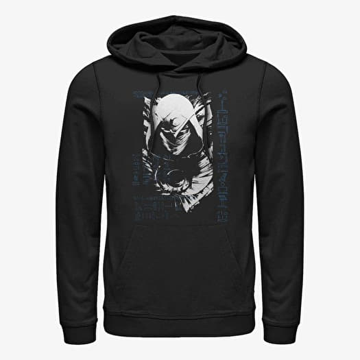 Sweatshirt Merch Marvel Moon Knight - MOON KNIGHT GRUNGE Unisex Hoodie Black