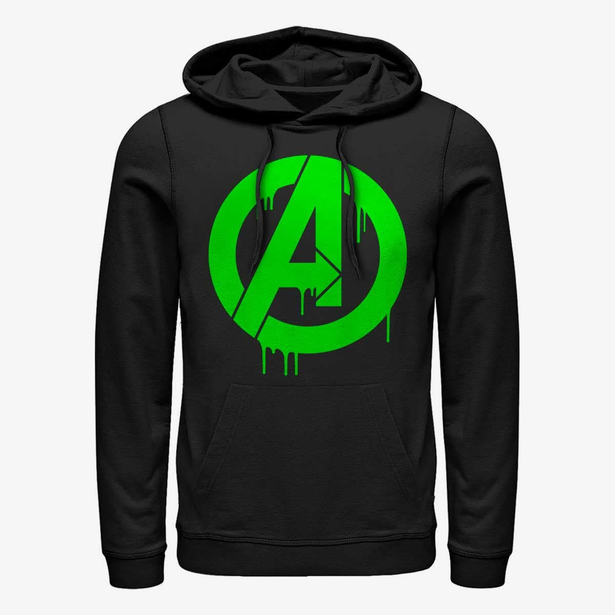 Hoodies and sweatshirts  Merch Marvel Avengers Classic - Oozing Avengers Unisex Hoodie Black