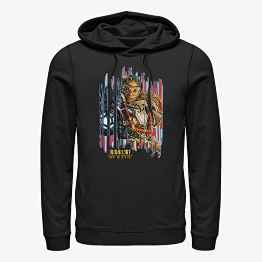 Sweat-shirt Merch Marvel Black Panther: Wakanda Forever - Iron Heart Poster look Unisex Hoodie Black