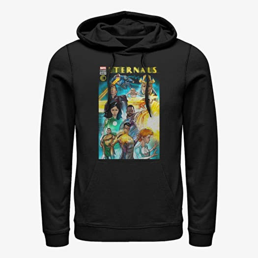 Hanorac Merch Marvel The Eternals - Comic Cover Unisex Hoodie Black