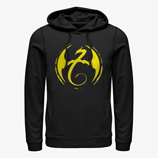 Sweatshirt Merch Marvel Defenders - Iron Fist Logo Unisex Hoodie Black