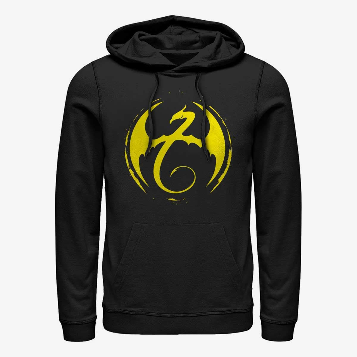 Толстовки та реглани Merch Marvel Defenders - Iron Fist Logo Unisex Hoodie Black