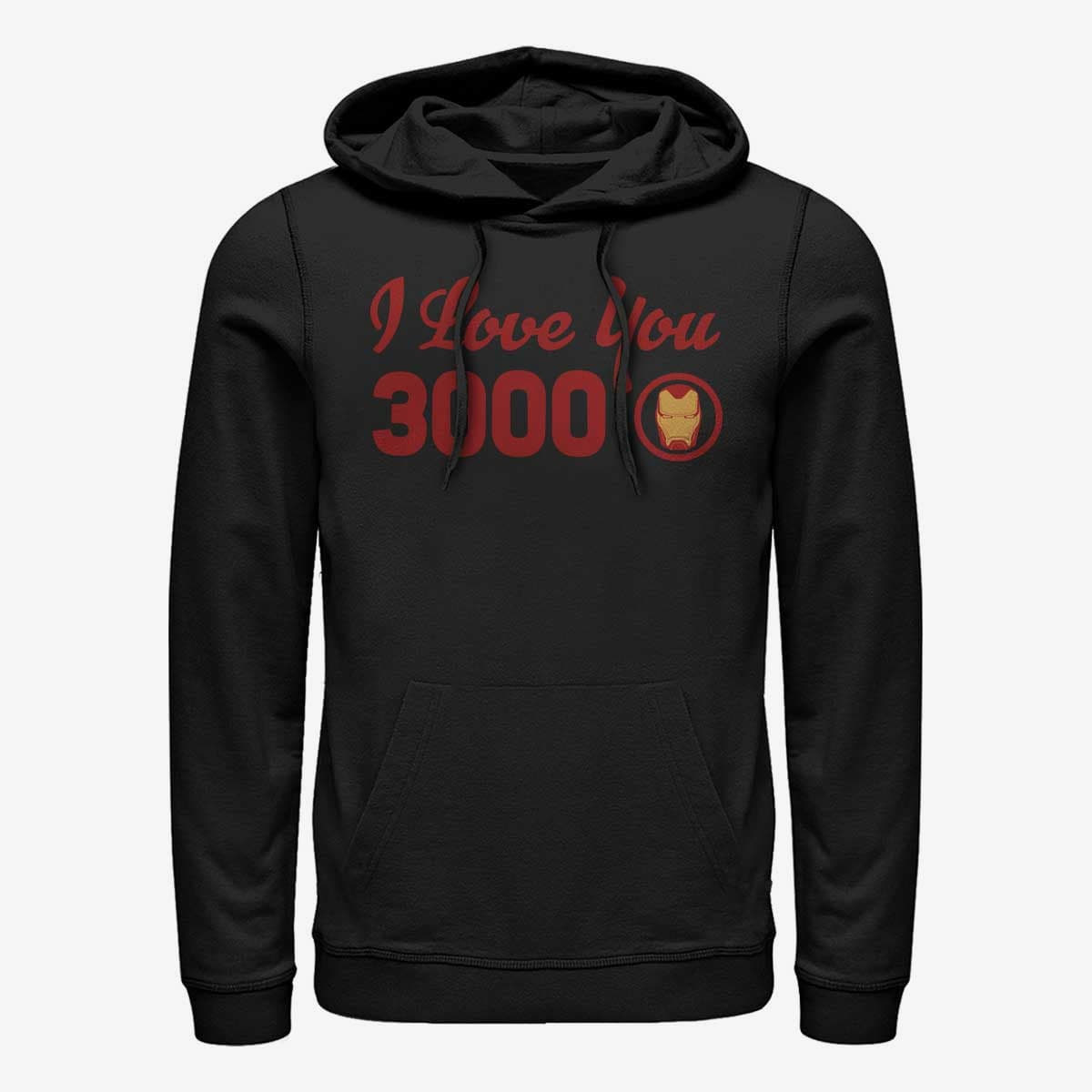 Kapuutsikud ja kampsunid Merch Marvel Avengers: Endgame - I Love You Icon Unisex Hoodie Black
