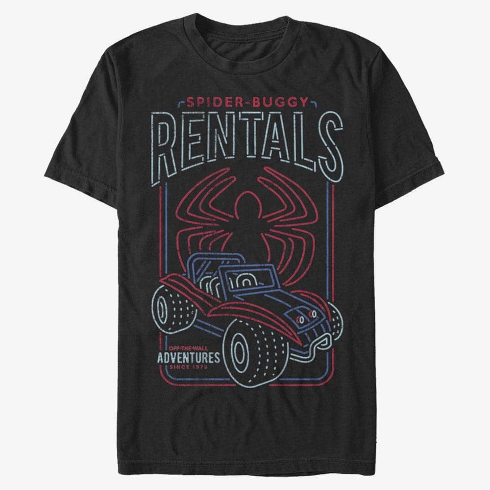 T-shirts Merch Marvel Spider-Man Classic - Spidey-Buggy Rentals Unisex T-Shirt Black