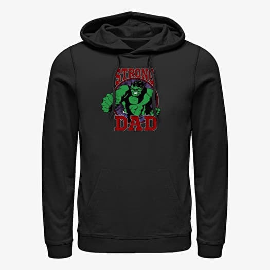 Mikina Merch Marvel Avengers Classic - Strong Dad Unisex Hoodie Black