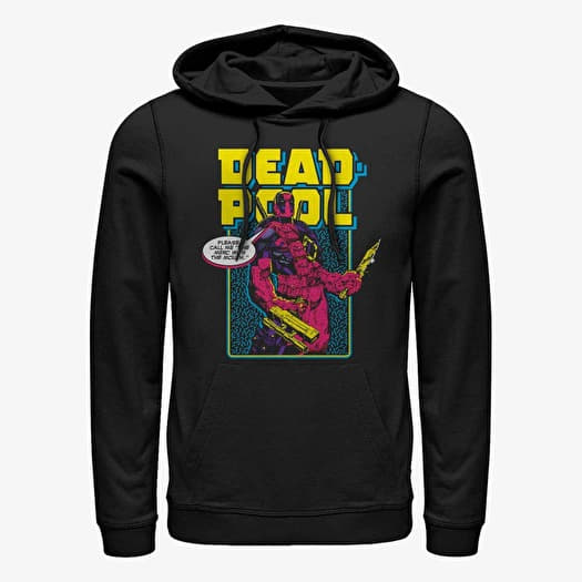 Sweatshirt Merch Marvel Deadpool - Name Change Unisex Hoodie Black