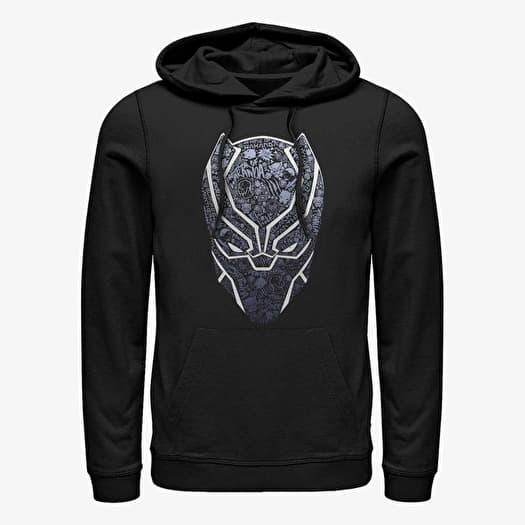 Verryttelypaita Merch Marvel Avengers Classic - Panther Icon Fill Unisex Hoodie Black
