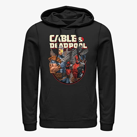 Sweat-shirt Merch Marvel Deadpool - Double Trouble Unisex Hoodie Black