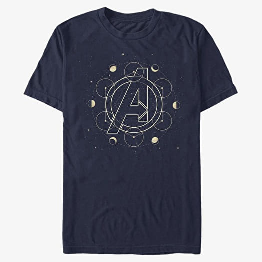 T-shirt Merch Marvel Classic - Astrological Avengers Unisex T-Shirt Navy Blue