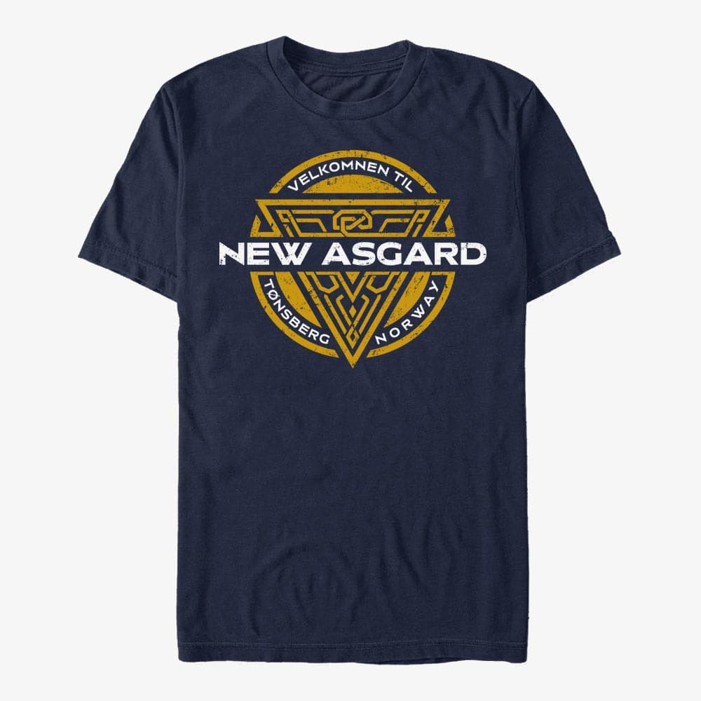 T-shirts Merch Marvel Thor: Love and Thunder - New Badge Unisex T-Shirt Navy Blue
