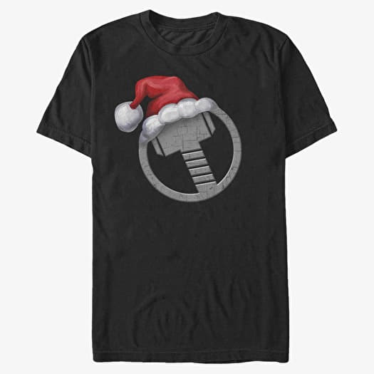 Tricou Merch Marvel Avengers Classic - Thors Holiday Hat Unisex T-Shirt Black