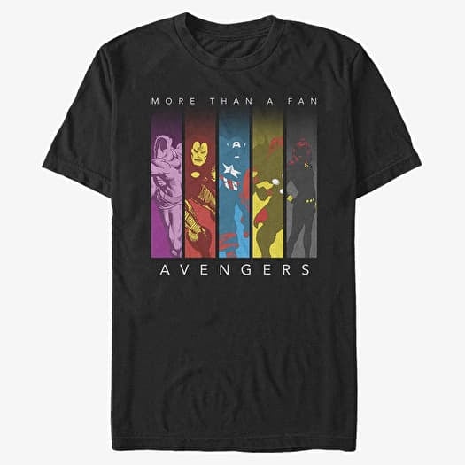 T-shirt Merch Marvel Classic - Fan Favs Unisex T-Shirt Black