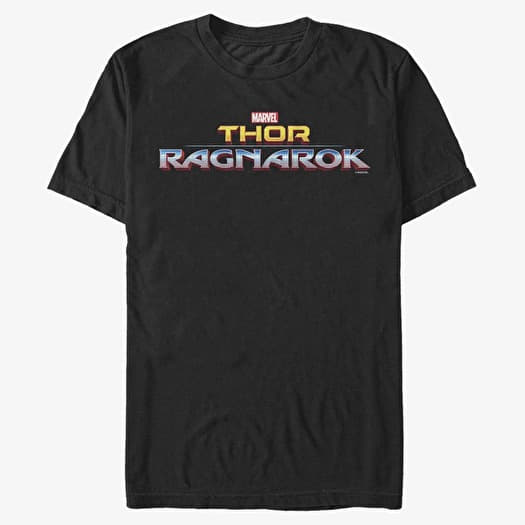 T-skjorte Merch Marvel Thor Ragnarok - Ragnarok Logo Unisex T-Shirt Black