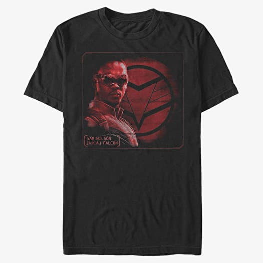 Majica Merch Marvel The Falcon and the Winter Soldier - Falcon Profile Unisex T-Shirt Black