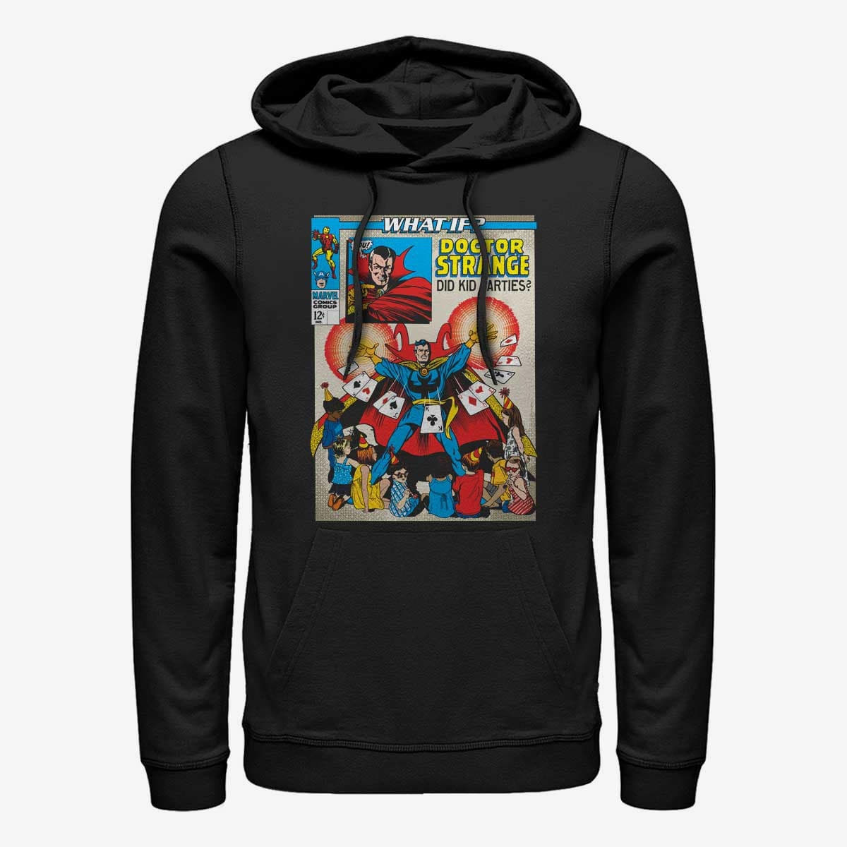 Sweatshirts Merch Marvel Avengers Classic - Whatif Strange Kids Party Unisex Hoodie Black