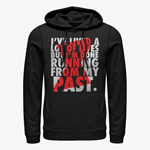 Mikina Merch Marvel Black Widow - No Past Unisex Hoodie Black