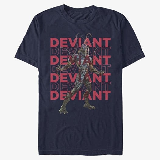 Merch Marvel The Eternals - DEVIANT REPEATING Unisex T-Shirt Navy Blue