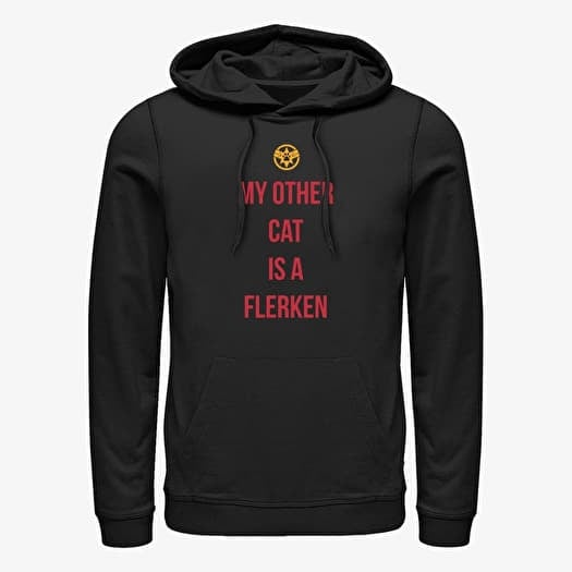Mikina Merch Captain Marvel: Movie - Other Cat Unisex Hoodie Black