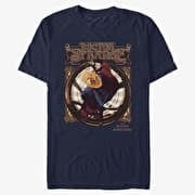 Merch Marvel Doctor Strange in the Multiverse of Madness - Retro Seal Unisex T-Shirt Navy Blue