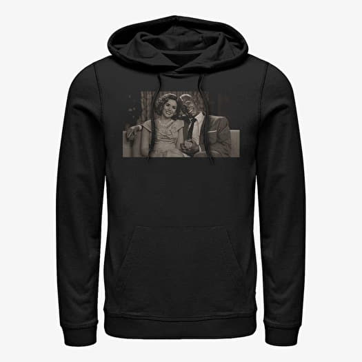 Hanorac Merch Marvel WandaVision - Couch Couple Unisex Hoodie Black