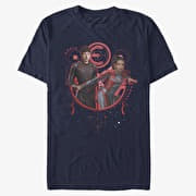 Merch Marvel The Eternals - DRUIG AND MAKKARI DUO Unisex T-Shirt Navy Blue